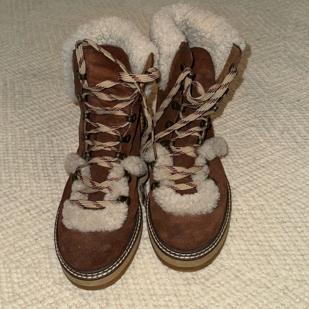 See by Chloe Suede Shearling Boot